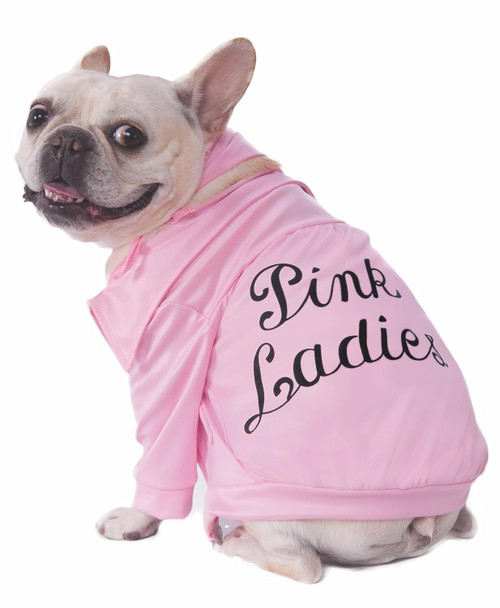 Pink Ladies Jacket Grease Movie 50's Fancy Dress Halloween Dog Cat Pet Costume
