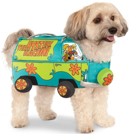 Mystery Machine Van Scooby-Doo Hippie Fancy Dress Halloween Pet Dog Cat Costume