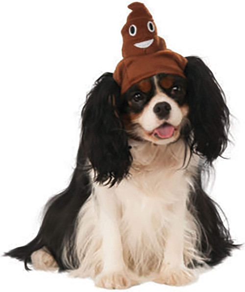 Poop Emoji Hat Cute Funny Fancy Dress Up Halloween Pet Dog Cat Costume Accessory