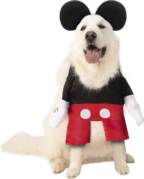 Mickey Mouse Disney Big Dog Cute Funny Fancy Dress Up Halloween Pet Costume