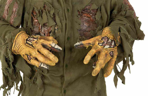 Jason Voorhees Hands Gloves Friday 13th Fancy Dress Halloween Costume Accessory