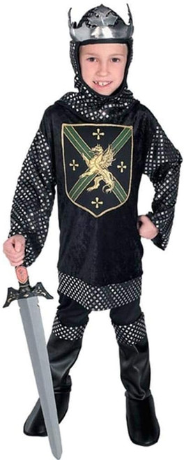 Warrior King Renaissance Medieval Knight Fancy Dress Up Halloween Child Costume