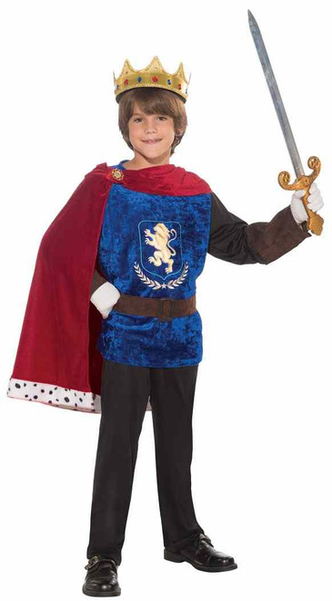 Prince Charming Cinderella Medieval Royal Fancy Dress Halloween Child Costume