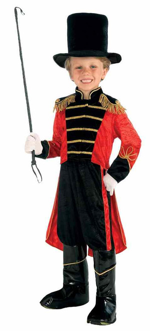 Ring Master Ringmaster Carnival Circus MC Fancy Dress Up Halloween Child Costume