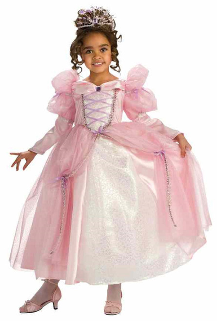 Pink Stardust Princess Renaissance Queen Fancy Dress Up Halloween Child Costume