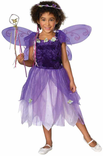 Plum Pixie Fairy Princess Purple Fancy Dress Up Halloween Toddler Child Costume