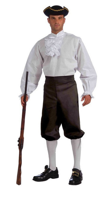 Colonial Knickers Black Pants Fancy Dress Up Halloween Adult Costume Accessory