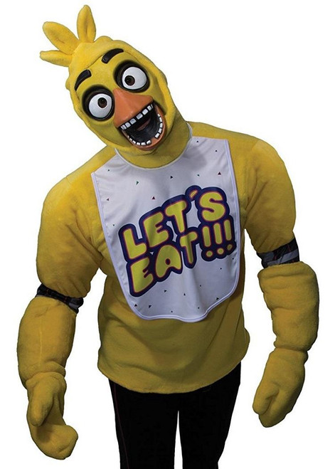 Chica Chick Five Nights Freddy's Video Game Fancy Dress Halloween Adult Costume