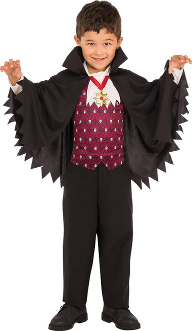Little Vampire Dracula Classic Gothic Count Fancy Dress Halloween Child Costume