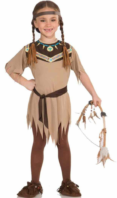 Native American Princess Indian Girl Fancy Dress Halloween Child Costume