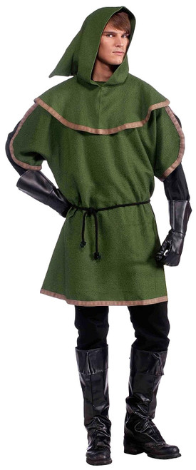Sherwood Forest Archer Medieval Robin Hood Fancy Dress Halloween Adult Costume