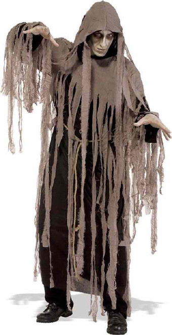 Zombie Nightmare Skeleton Grim Reaper Fancy Dress Up Halloween Adult Costume