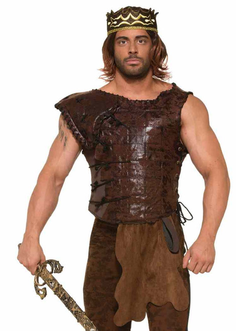 King's Armor Medieval Fantasy Game Thrones Fancy Dress Halloween Adult Costume