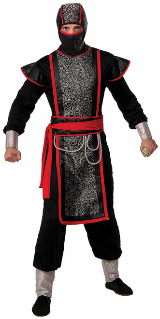Ninja Master Asian Martial Arts Warrior Fancy Dress Up Halloween Adult Costume