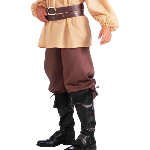 Medieval Fantasy Knickers Brown Pants Fancy Dress Halloween Costume Accessory