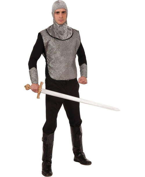 Knight Set Medieval Guard Warrior Fancy Dress Halloween Adult Costume Accessory