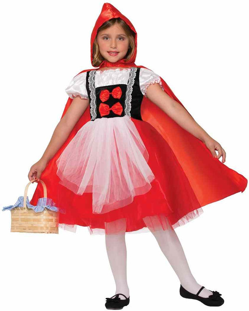 Red Riding Hood Fairy Tale Storybook Fancy Dress Up Halloween Child Costume