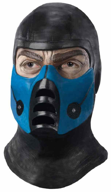 Sub-Zero Mask Mortal Kombat Fancy Dress Halloween Adult Costume Accessory