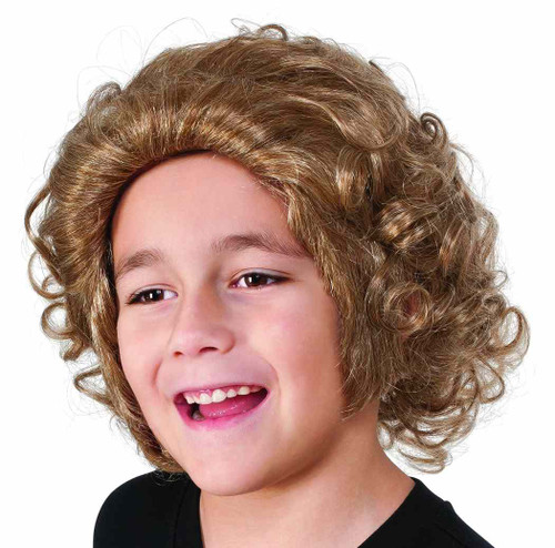 Willy Wonka Wig Chocolate Factory Fancy Dress Halloween Child Costume Accessory