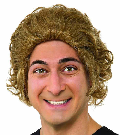 Willy Wonka Wig Chocolate Factory Fancy Dress Halloween Adult Costume Accessory