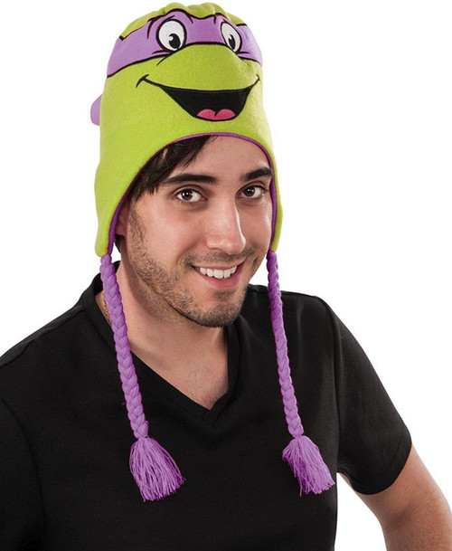 Donatello Laplander Hat Ninja Turtles Fancy Dress Halloween Costume Accessory