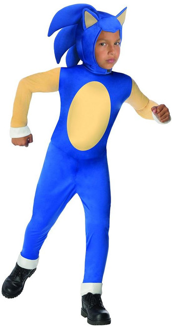 Sonic the Hedgehog Boom Sega Video Game Fancy Dress Up Halloween Child Costume