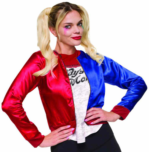 Harley Quinn Shirt Suicide Squad Fancy Dress Halloween Adult Costume Accessory