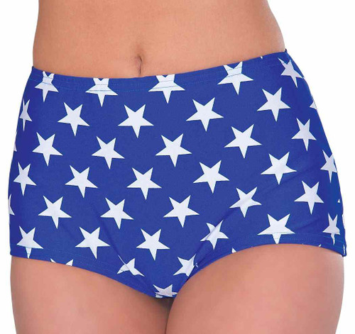 Wonder Woman Boy Shorts Superhero Fancy Dress Halloween Adult Costume Accessory