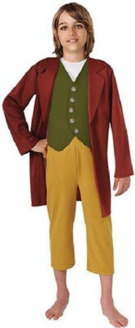 Bilbo Baggins The Hobbit Movie LOTR Fancy Dress Up Halloween Child Costume