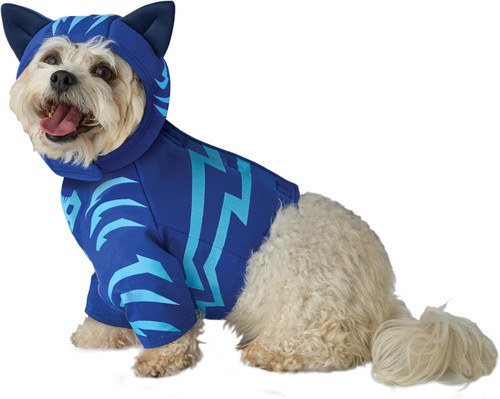 Catboy PJ Masks Blue Fancy Dress Up Halloween Pet Dog Cat Costume