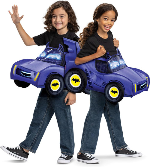 Bam 3D Vehicle Deluxe Light-Up DC Batwheels Fancy Dress Halloween Child Costume