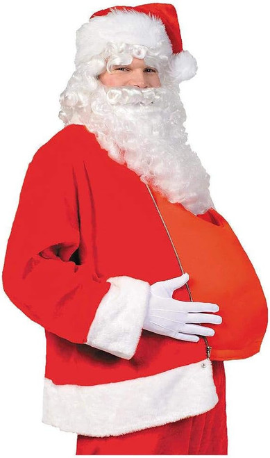 Red Santa Belly Suit Yourself Fancy Dress Up Christmas Adult Costume Accessory