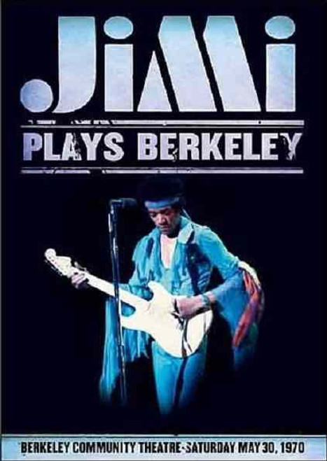 Jimi Hendrix Plays Berkeley 1970 Live Canvas Print Art Poster Wall Decor 8"x10"