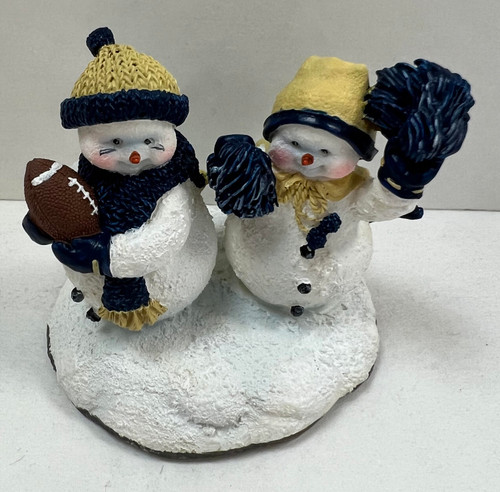 BYU Cougars NCAA College Sports Gift Mini Henry & Alice Snowman Figurine