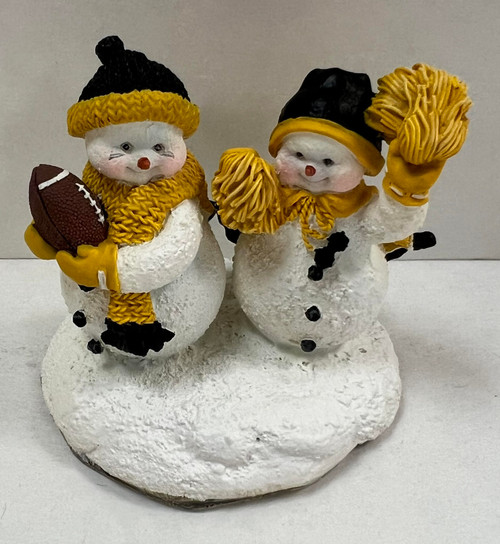 Southern Miss Golden Eagles NCAA Sports Gift Mini Henry & Alice Snowman Figurine
