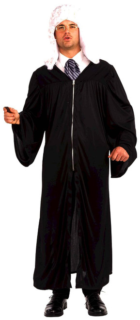 The Judge Robe Occupational Career Day Fancy Dress Up Halloween Adult Costume