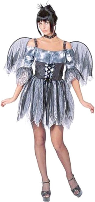 Zombie Fairy Pixie Gothic Fallen Angel Fancy Dress Halloween Sexy Adult Costume