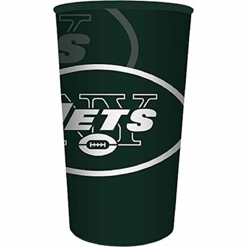 New York Jets NFL Football Sports Party Favor 22 oz. Plastic Cup