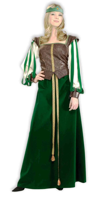 Maid Marion Marian Renaissance Princess Fancy Dress Up Halloween Adult Costume