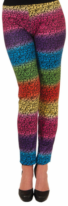 Party Animal Leggings Rainbow Leopard Tiger Zebra Halloween Costume Accessory