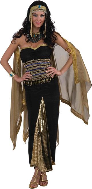 Princess of the Nile Egyptian Cleopatra Fancy Dress Up Halloween Adult Costume