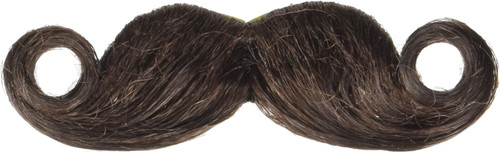 Mini Handlebar Moustache Fancy Dress Halloween Adult Costume Accessory 2 COLORS