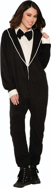 Tuxedo Jumpsuit New Year Formal Unisex Fancy Dress Up Halloween Adult Costume