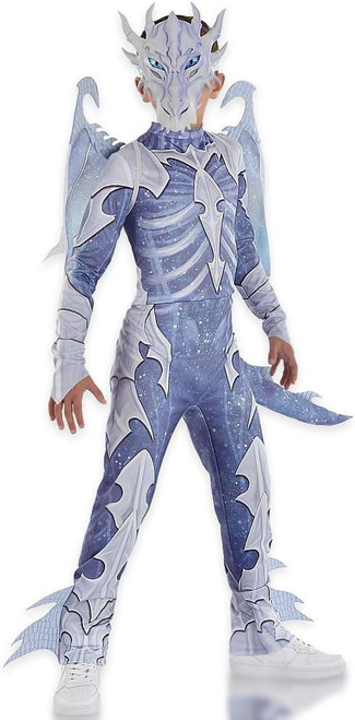 Ghostly Dragon White Blue Suit Yourself Fancy Dress Up Halloween Child Costume
