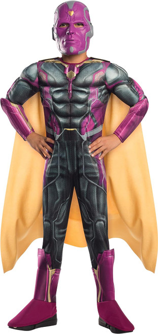 Vision Captain America Civil War Deluxe Fancy Dress Up Halloween Child Costume