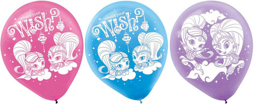 Shimmer & Shine Nick Jr Cartoon Kids Birthday Party Decoration Latex Balloons
