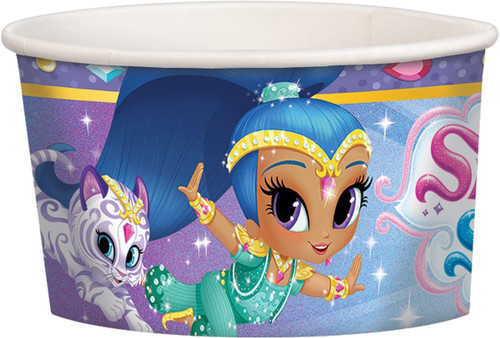 Shimmer & Shine Nick Jr Cartoon Kids Birthday Party 9.5 oz. Paper Snack Cups