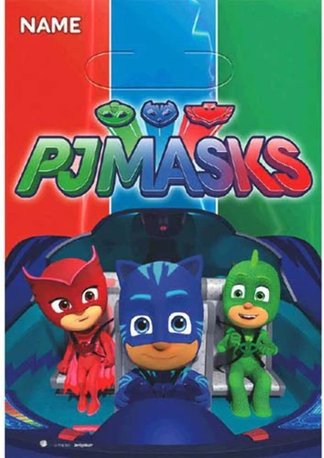 PJ Masks Disney Junior Kids Birthday Party Favor Sacks Loot Bags