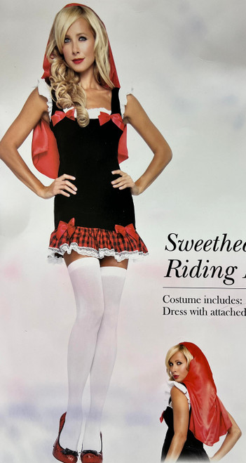 Sweetheart Red Riding Hood Little Fancy Dress Up Halloween Sexy Adult Costume