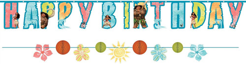 Moana Disney Movie Polynesian Kids Birthday Party Decoration 2 ct. Banner Kit